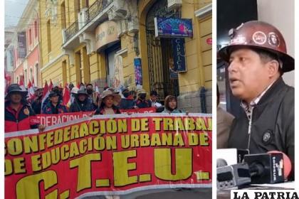 La COB cuestiona a dirigencia del Magisterio Urbano /Oxigeno. bo