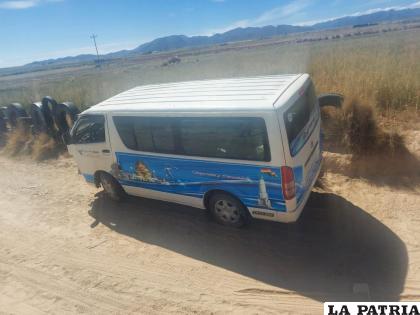 EL motorizado fue abandonado por los delincuentes tras perpetrar el crimen /LA PATRIA
