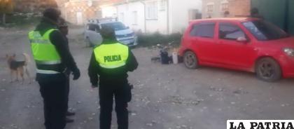 El incidente sucedió en la Jefatura Provincial de Pazña /Cortesía