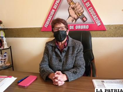 Ejecutiva del magisterio urbano de Oruro /LA PATRIA
