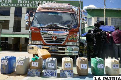 El camión transportaba 160 litros de gasolina /LA PATRIA