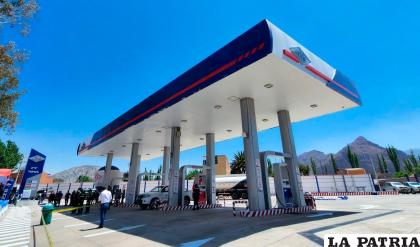 Una estación de servicio en Tupiza, Potosí / YPFB