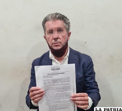 El implicado fue aprehendido y remitido ante el Ministerio Público /Del Castillo