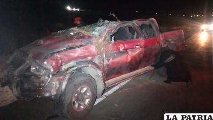 Los graves daños materiales se perciben en toda la estructura del motorizado
 / LA PATRIA