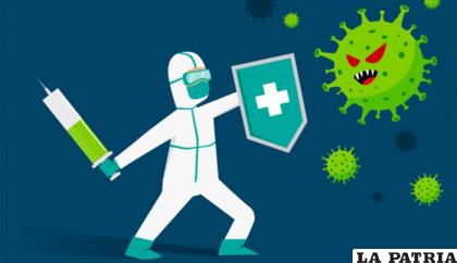 El personal en salud luchó directamente contra el invasor
