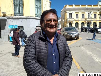 El concejal José Flores /LA PATRIA