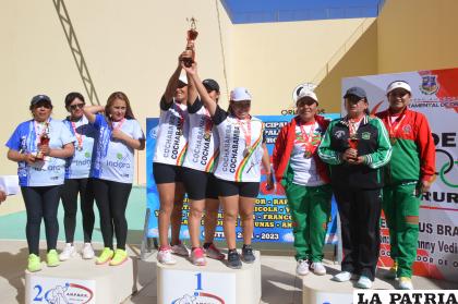Oruro terminó en segundo lugar en Sénior damas /LA PATRIA