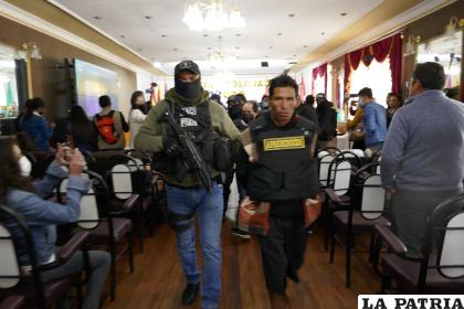 El presunto autor del asesinato es custodiado por el DACI /LA PATRIA
