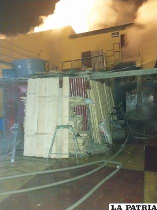 El sector afectado del penal fue la carpintería /Policía