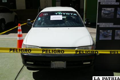 La vagoneta fue reportada como robada en 2015 / LA PATRIA
