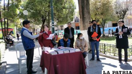 Intervención en conmemoración a la fecha / LA PATRIA