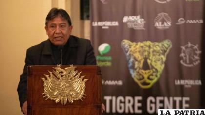 El vicepresidente David Choquehuanca estuvo presente en la proyección /RRSS
