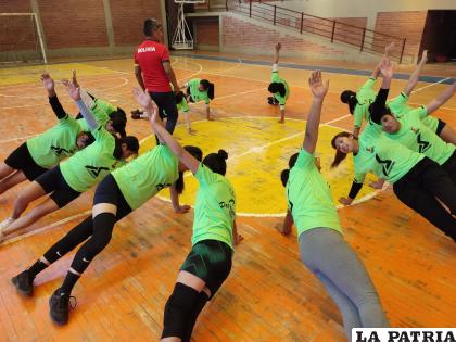Intensa fue la preparación del combinado nacional en este micro-ciclo /FBH