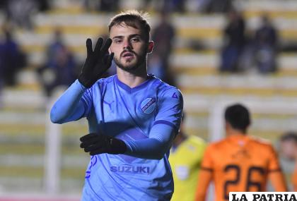 Gabriel Poveda fue autor de tres goles para Bolívar /APG
