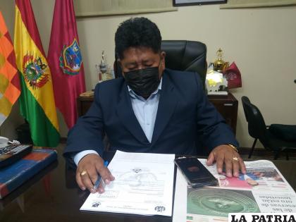 Director Departamental de Educación, Oscar Copa 
/LA PATRIA
