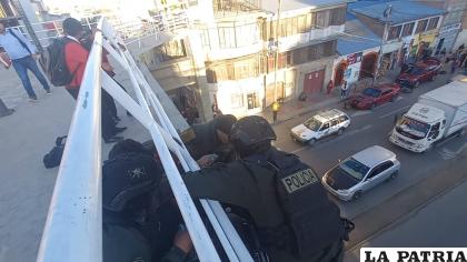 Hicieron lo posible para evitar que el implicado caiga 
/LA PATRIA
