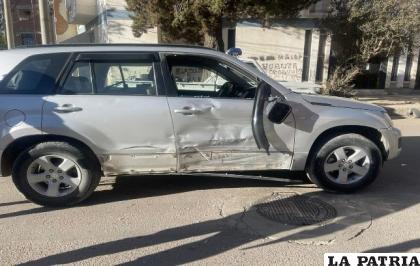 La colisión fue al costado de la vagoneta /DIRECCI?N DE TRÁNSITO
