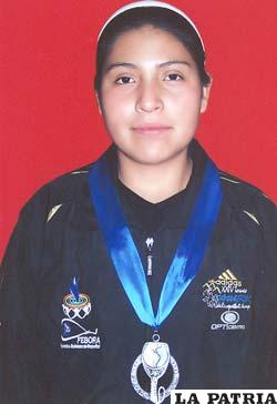 Paola Cossío, medalla de Plata en el Panamericano de Raquetbol