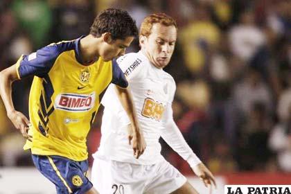 Partido que disputó América frente a Santos