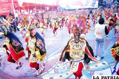 La Diablada una de las 18 especialidades de danza, que hacen a la Obra Maestra del Patrimonio Oral e Intangible de la Humanidad 