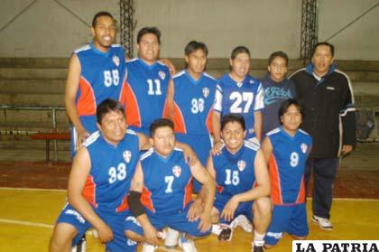 Equipo de La Salle que logró el ascenso a Primera