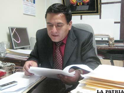El fiscal de materia, Aldo Morales informa sobre el caso Puerto Seco