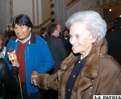 Lidia Gueiler, la primera y única presidenta que tuvo Bolivia falleció ayer a sus 89 años