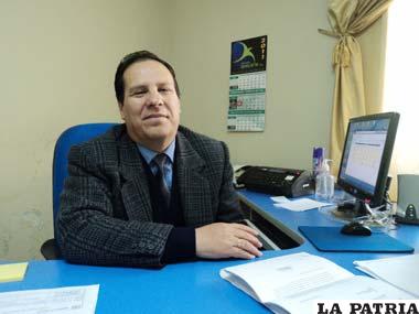 Administrador del Senasir regional Oruro, Héctor Montoya