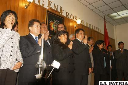 Juramento del Directorio de SIB - Oruro 2011 - 2013