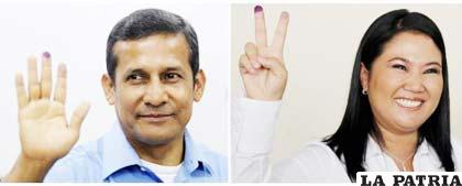 Humala y Fujimori los dos candidatos a la segunda vuelta para la presidencia de Perú