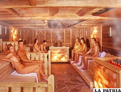 Sauna finlandés