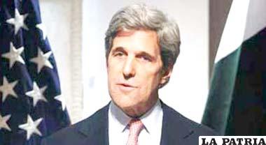 John Kerry, senador demócrata, enviado especial de la Casa Blanca