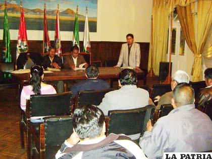 La presidencia del Consejo Minero de gobernaciones recayó en Oruro (foto archivo)