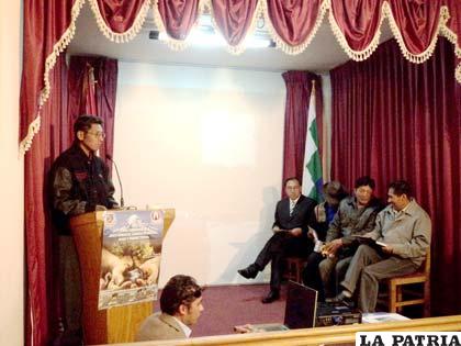 Autoridades estuvieron presentes en la presentación de 1ra Cumbre Departamental de Medio Ambiente, Cambios Climáticos y Madre Tierra