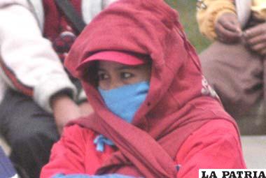 En La Paz y Oruro el frío afecta a la salud de la población