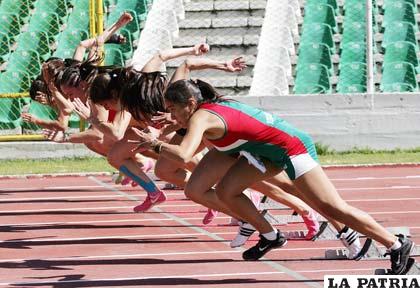 Macarena Borie venció en 100 metros planos