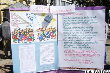 Mujeres del Foro ciudadano Amupei, recuerdan a las autoridades la importancia de la construcción de un Hospital Materno Infantil