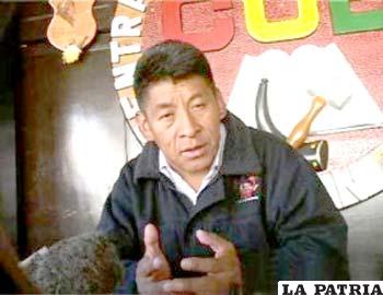 Ejecutivo de la Central Obrera Boliviana, Pedro Montes