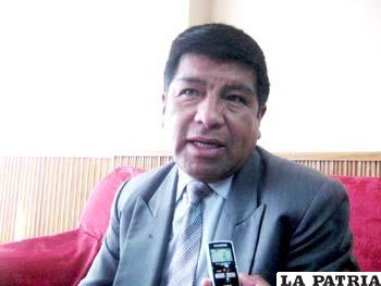 Presidente del Tribunal Electoral de Oruro, Benjamín Moya Uño