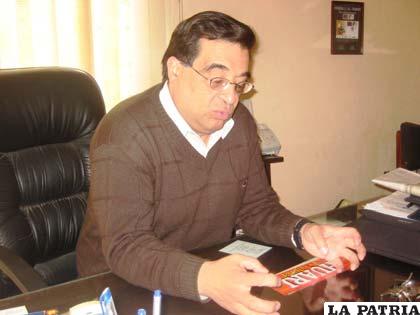 Gerente de la Cámara de Industrias de Oruro, José Peñaranda