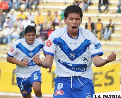 Carlos Saucedo es el goleador de San José y la Liga (Foto: APG)