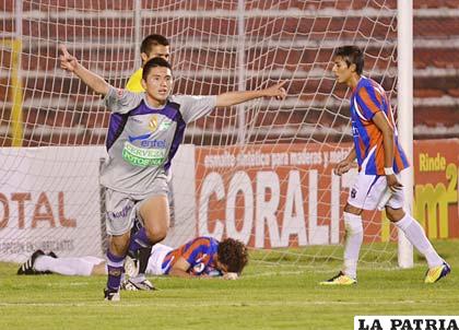Aldair Berríos anotó el primero de Real Potosí (Foto: APG)
