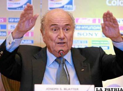 Joseph Blatter presidente de la FIFA (Foto: vanguardia.com)