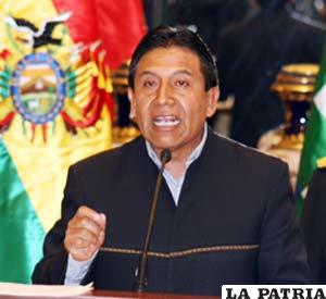 David Choquehuanca, en Cartagena de Indias justificó la expropiación de Transportadora de Electricidad (TDE), filial de la Red Eléctrica de España (REE)(Foto: boliviateamo.blogspot.com)