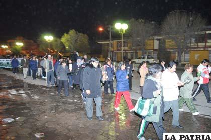 Marcha de teas de los médicos pidiendo la abrogación del D.S. 1126