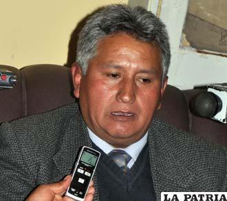 Edgar Ajata, secretario de Asuntos Jurídicos de la Gobernación