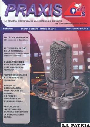 Portada de la Revista Científica “Praxis”