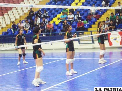 Durante el desarrollo del partido de Oruro ante Arequipa