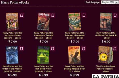 Algunos ejemplares de la colección de libros de Harry Potter (oronoticias.com.mx)