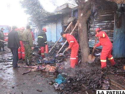 Los artefactos explosivos quedaron inservibles